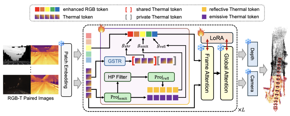 Overview of the DarkVGGT framework
